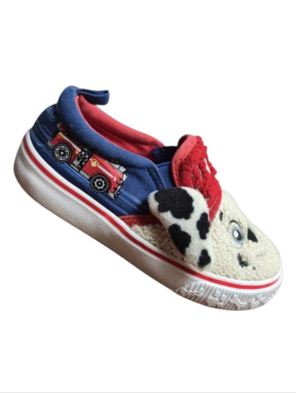 Paw Patrol Characters Toddler Fleece Slip-On Sneakers, Size 8 Boys. - Picture 4 of 7